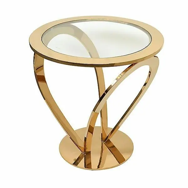 Table d'appoint en verre pour salon Adorable Design chic Nouveau modèle d'article artisanal de table avec dessus en marbre