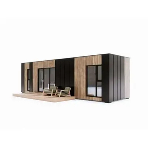 20FT 40ft บ้านเหล็กพร้อมที่เก็บของ3ห้องนอนบ้านวิลล่า