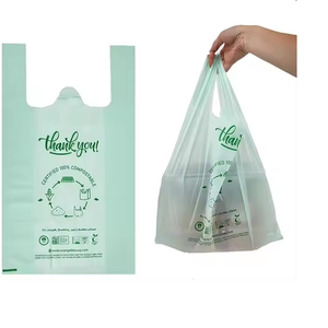 Large Gravure Printed LDPE HDPE <b>Recyclable</b> Disposable T-Shirt <b>Bags</b> for Supermarket Shopping - Product Image 3