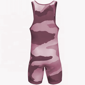 Costume d'haltérophilie de qualité Singlet Powerlifting Wrestling Singlets pour hommes Sportswear 100% Polyester - Product Image 5