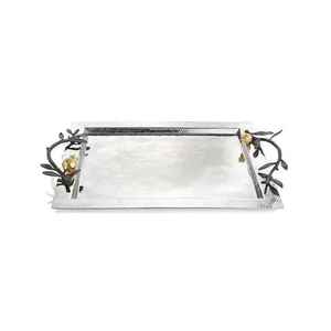 Bandeja de Metal de acero inoxidable de primera calidad Mango de diseñador Diseño coreano Apto para lavavajillas Ecológico para uso en cocina y restaurante - Product Image 5