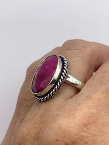 แหวนทับทิมสีชมพูธรรมชาติคลาสสิกการให้ความร้อนที่ไม่ผ่านการอบด้วยพลอยพลอยทับทิมการตั้งค่าที่สมบูรณ์แบบของขวัญวันครบรอบแต่งงาน - Product Image 2