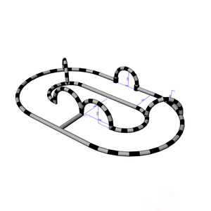 Надувные педали автомобиля Karts Zorb мяч гоночные дорожки игрушки мини автомобиль надувной гоночный трек бампер автомобили надувной дорожный гоночный трек - Product Image 4
