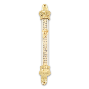 ของขวัญประตูโลหะ mezuzuzah ทำด้วยมือทางศาสนาของชาวอินเดียทำจากอลูมิเนียมโลหะ mezuzah ทำด้วยมือ - Product Image 2