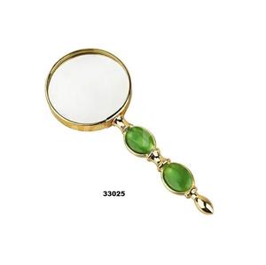 Clobeau Portable Handheld 6X Clear Magnifying Glass High Grade Metal Frame Glass Magnifier <b>Science</b> Reading <b>Book</b> Low Vision - Product Image 1