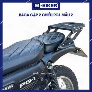 M-Biker Vit Nam PG1 Folding Motorcycle <b>Luggage</b> & Saddlebags <b>Rack</b> High-class Steel Model 2 New Version - Product Image 1