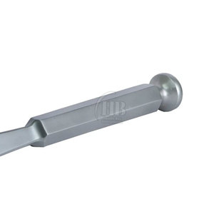 สิ่วตัดกระดูกสแตนเลสพร้อมด้ามจับแบบมือหมุนสำหรับผ่าตัด - Product Image 4