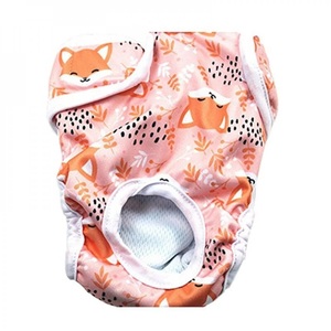 Venta al por mayor lavable hembra perro pantalones cortos fisiológicos sanitarios pantalones cortos ropa interior cuidado menstrual pantalones de mascotas - Product Image 4