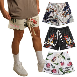 Shorts Cargo Décontractés en Maille Unie pour Hommes, Impression Numérique Personnalisée, Polyester, pour Basketball, Gym, Entraînement, Grandes Tailles, Sports d'Été - Vente en Gros - Product Image 1