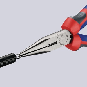 Alicates de Pesca Rectos y Planos/Redondos KNIPEX de 160 mm de Largo, Pulidos, con Mangos Multicomponentes - Product Image 4