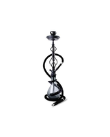 Chicha FALAH de Qualité Supérieure, Moderne, en Aluminium avec Technique Miroir, Personnalisable, Moze Breeze, Ensemble Chicha avec Pot en Résine et Bar à Chicha