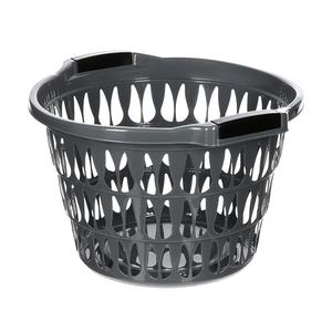 Cesto de Ropa Redondo y Resistente de 35L con Asas Cómodas para Fácil Transporte, Ventilación y Almacenamiento de Ropa - Product Image 1