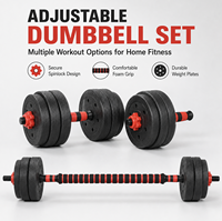 Ensemble d'haltères réglables directement d'usine OEM ODM, poids multiples 10kg 15kg 20kg 30kg 40kg, équipement de fitness pour la maison, vente en gros