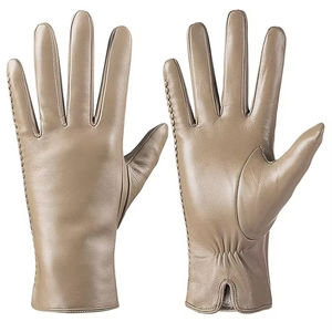 Gants d'hiver en cuir véritable pour hommes sur mesure Style imprimé écran tactile Compatible pour la scène de ski décontractée directe du Pakistan - Product Image 4