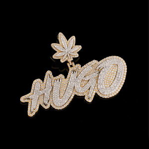 จี้เพชรมอยส์ซอไนต์เรืองแสงเก๋ไก๋คุณภาพสูงจี้เสน่ห์ทอง10K ทรงกลมแวววาว VVS2ของขวัญเครื่องประดับชั้นดีสำหรับผู้หญิง - Product Image 6