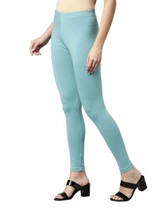 Leggings extensibles pour femmes 2022 Nude Feeling Pantalon de yoga taille haute pour femmes Leggings taille haute en coton extensible doux - Product Image 2