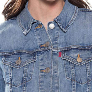 แจ็กเก็ตยีนส์ไซส์พิเศษสำหรับผู้หญิงเสื้อแจ็กเก็ตยีนส์แนวสตรีทเสื้อผ้าแฟชั่น - Product Image 5