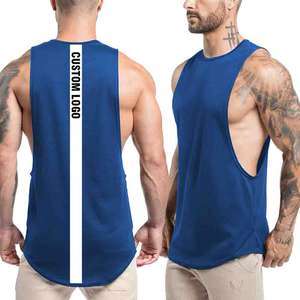 Men's <b>Muscle</b> Sleeveless Fitness Workout <b>Vest</b> Summer Cotton Gym Tank Tops Stringer for Bodybuilding Mesh Material - Product Image 6