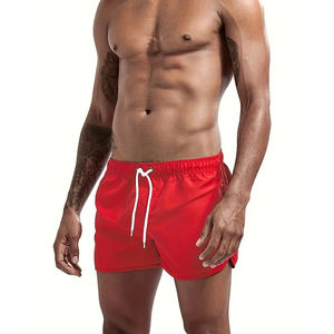 Short de bain décontracté pour homme personnalisé 2024, short de plage en polyester, séchage rapide, imperméable, taille élastique, logo sublimé au dos - Product Image 3
