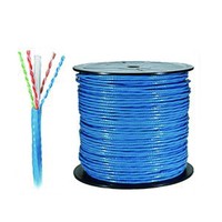 Cable LAN Cat6 de Alta Velocidad, Cable Ethernet Cat 6, CCA 25awg 4pr 305m 1000ft Utp, Cable de Red Cat6 para Interiores