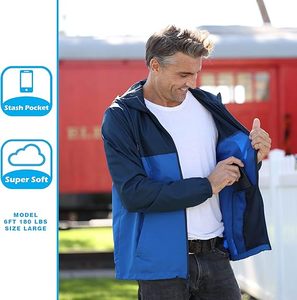 High Quality Custom Stand Collar Windbreaker <b>Jacket</b> for Men and Women Lightweight Windproof for <b>Winter</b> with Front Logo Position - Product Image 2