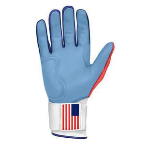 ถุงมือตีเบสบอลหนังน้ำหนักเบา ใช้ได้ทั้งสองมือ ปิดด้วยตะขอเกี่ยวและห่วง ป้องกันการลื่น สำหรับการฝึกกีฬากลางแจ้ง - Product Image 5