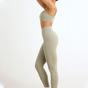 Ensemble de yoga pour femmes au design personnalisé, respirant, en dentelle, vêtements de sport de fitness, ensemble 2 pièces à vendre - Product Image 4