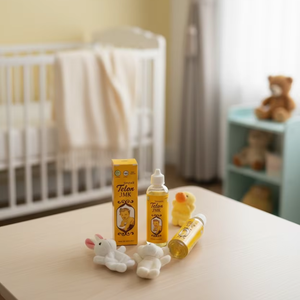 Huile Essentielle Composée 100ml 100% Huiles Naturelles Pures pour Bébés - Chaleur Douce Confort Abdominal Bien-être Quotidien - Product Image 1