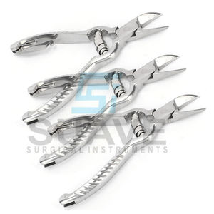 SUAVE SURGICAL INSTRUMENTS 12cm Stainless Steel Piglet Clipper Reusable Pig Teeth Cutter to Prevent <b>Biting</b> - Product Image 1