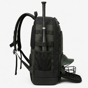 Bolsa de béisbol personalizada para equipos con material resistente, amplio espacio de almacenamiento, colores personalizados, logotipos y opciones de transporte cómodas. - Product Image 6