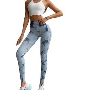 <b>Women</b> Seamless Tie Dye High Waist Yoga Pants XL <b>Plus</b> Breathable Push Workout Fitness Gym <b>Tights</b> Scrunch butt leggings for <b>women</b> - Product Image 1