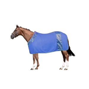 Alfombra de lana de invierno con logotipo personalizado con relleno de algodón, forro de nailon, cómoda y duradera para refrigeración de caballos a muy buen precio - Product Image 5