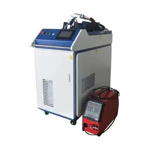 Stainless steel carbon steel aluminum 2mm/3mm/5mm wire feeder welding by Raycus source 1000w 1500w 2000w welding machine