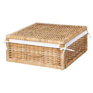 Precio barato de la caja de ratán para la decoración del hogar, soluciones de almacenamiento para el hogar sostenibles del fabricante de Vietnam - Product Image 1