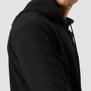 Sweat à capuche épais en éponge française surdimensionné en coton 100% de qualité supérieure pour hommes Logo personnalisé Streetwear Pull à capuche uni pour hommes - Product Image 5