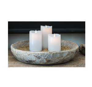 Tazón de masa de madera Portavelas Personalizado de alta calidad Tazón de masa de madera Bandeja para hacer velas - Product Image 1