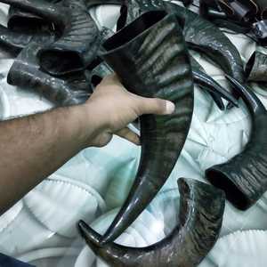 ชุดตกแต่งรูปเขาควายหรูหรารูปปั้นเขาขัดเงาสำหรับการตกแต่งภายในบ้าน - Product Image 2