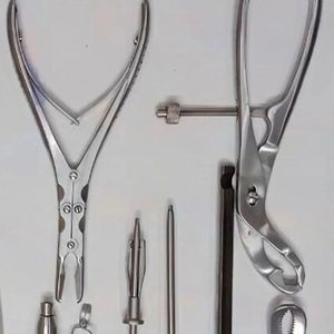 Ensemble d'instruments manuels pour la chirurgie des petits fragments osseux, en acier inoxydable, réutilisable - Product Image 4