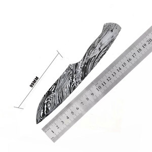 Hoja de Acero de Damasco para Fabricantes de Cuchillos Profesionales y Aficionados, Hoja de Acero con Patrón de Capas para Proyectos de Artesanía y Actividades al Aire Libre - Product Image 6