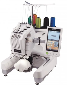 New Order Entrepreneur Pr650e 6 Needle <b>Embroidery</b> <b>Machine</b> Bundle With <b>Hat</b> Hoop Ready to Ship - Product Image 1