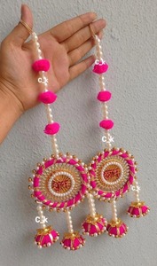 Shubh labh ชุดแขวนผนังและประตูตกแต่งแขวนบัว2อันเหมาะสำหรับดิวาลีห้องพระวิหารของขวัญขึ้นบ้านใหม่ - Product Image 5