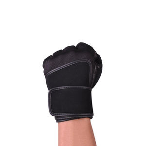 ถุงมือยกน้ำหนักโลโก้แบบกำหนดเอง สำหรับการฝึกซ้อมเพาะกาย กีฬา ออกกำลังกาย ฟิตเนส และยิม - Product Image 3