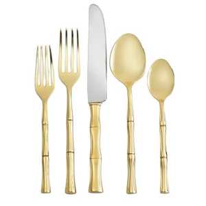 Royal Design Flatware Set Stainless Steel Cutlery Set Unique Design Metal Flatware Set Restaurant & Hotel Useful Cutlery - Product Image 3