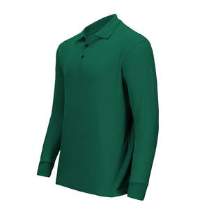 OEM y ODM personalizado de calidad superior de los hombres de manga completa Polo Custom Golf Polo Shirt Quick Dry 100% algodón Polo camisetas - Product Image 3