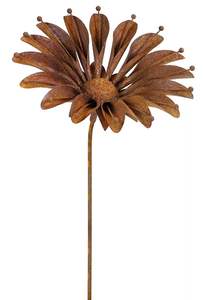 Piquets de jardin en métal à motifs floraux pour aider les jardiniers à maintenir un soutien structurel aux fleurs hautes pendant les fortes rafales saisonnières - Product Image 5