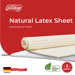 Áo ga bảo vệ nệm cao su thiên nhiên hữu cơ, độ mềm mại cao, hỗ trợ êm ái, 100% cao su nguyên chất, sản xuất tại Malaysia, mang lại cảm giác mát mẻ cho phòng ngủ - Product Image 5