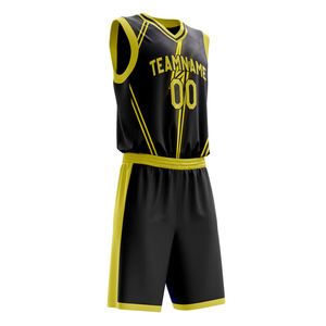 Camiseta de baloncesto personalizada con número de nombre de equipo, Camiseta deportiva, camiseta sin mangas de baloncesto y uniforme corto para adultos/niños, novedad - Product Image 6