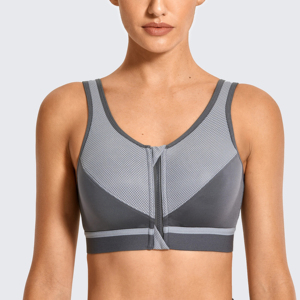 Sujetador deportivo de talla grande sin costuras de alto soporte para mujer para gimnasio de yoga OEM al por mayor a bajo precio - Product Image 2