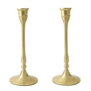 Soporte de vela de hierro antiguo con tarro de cristal de Metal duradero para el hogar, boda, evento, sala de estar, Decoración de mesa - Product Image 2