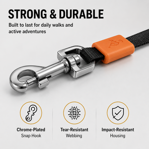 <strong>Retractable</strong> <strong>Dog</strong> Leash Tangle Free U Shaped Cord Exit Automatic Lock Walking <strong>Lead</strong> with Comfort Grip OEM Wholesale - Product Image 4